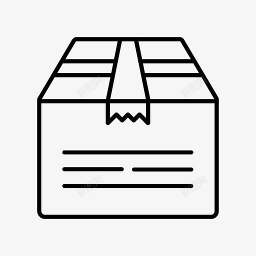 包装盒送货礼品包装图标svg_新图网 https://ixintu.com 包装 包装盒 包裹 礼品包装 装运 送货 邮政