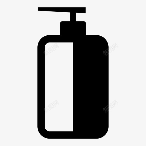 肥皂分配器spa卫生间图标svg_新图网 https://ixintu.com spa 健康 卫生 卫生间 治疗 洗手 洗液器 肥皂分配器