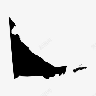 火地岛阿根廷乡村图标图标