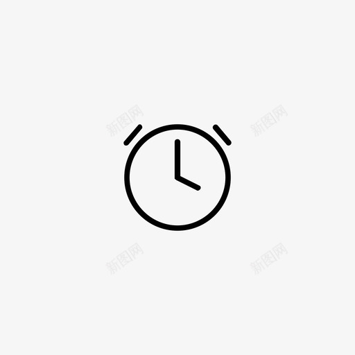 时钟指针数字图标svg_新图网 https://ixintu.com 手表 指针 数字 时钟 时间 网站线条艺术