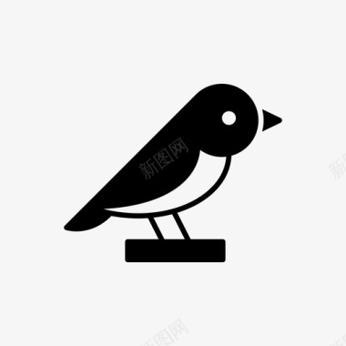鸟类tweet动物标本图标图标