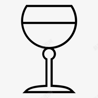 酒杯饮料水晶图标图标