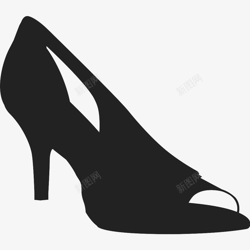 高跟鞋高鞋图标svg_新图网 https://ixintu.com 上等 女士 时尚 配件 鞋 鞋类 高 高跟鞋