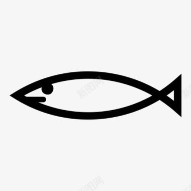 鱼凤尾鱼动物图标图标