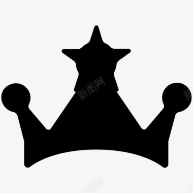 皇冠统治者皇室图标图标