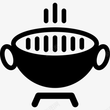 烧烤烹饪锅图标图标