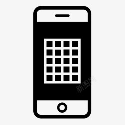 手机numbers表格应用智能手机表格手机图标高清图片