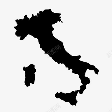 意大利西西里岛撒丁岛图标图标