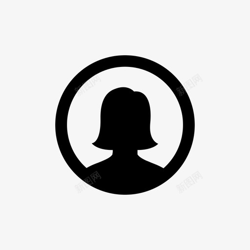 帐户用户个人资料图标svg_新图网 https://ixintu.com 个人 个人资料 匿名 图片 头像 女士 女性 帐户 用户 联系人