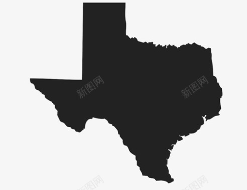 德克萨斯美国旅游图标图标