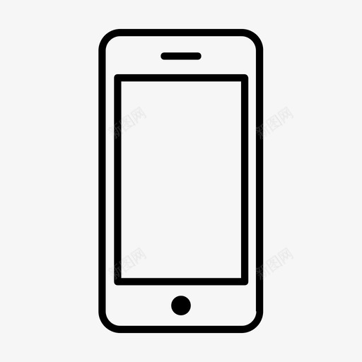 手机v6苹果iphone图标svg_新图网 https://ixintu.com 手机v6 苹果iphone