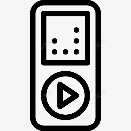 mp3播放器音乐ipod图标svg_新图网 https://ixintu.com ipod mp3播放器 娱乐 歌曲 电子 设备 音乐 音乐图标/