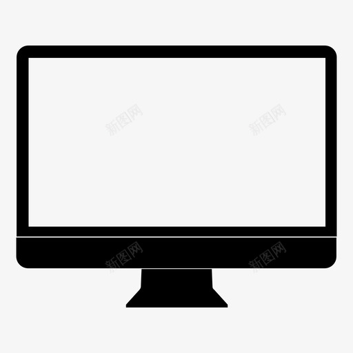 imac苹果电脑图标svg_新图网 https://ixintu.com imac 台式机 平板电脑 平板苹果设备 技术 支架 显示器 电脑 苹果