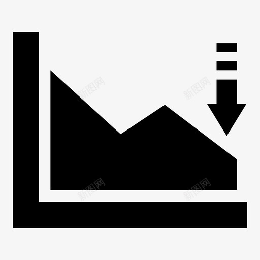 下降下降趋势暴跌图标svg_新图网 https://ixintu.com 下跌 下降 下降趋势 图表 损失 暴跌 概述 销售 降级