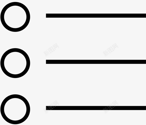 列表寄存器记录图标svg_新图网 https://ixintu.com 列表 圆圈 寄存器 排列 文件 滚动 特征 索引 行 记录 项目符号