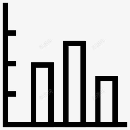 条形图分析箭头图标svg_新图网 https://ixintu.com 业务图 信息 分析 报告条形图 数据 条形图 箭头