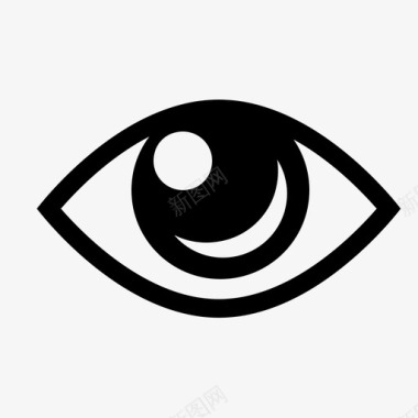 眼睛视力瞳孔图标图标