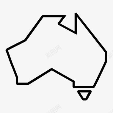 澳大利亚奥兹内陆图标图标