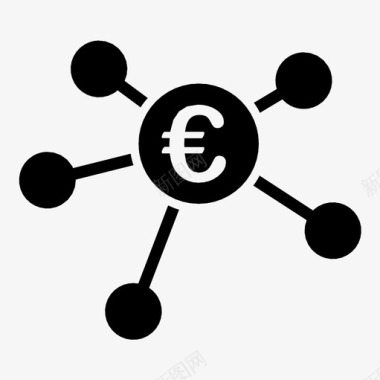 欧元支付统一性动机图标图标