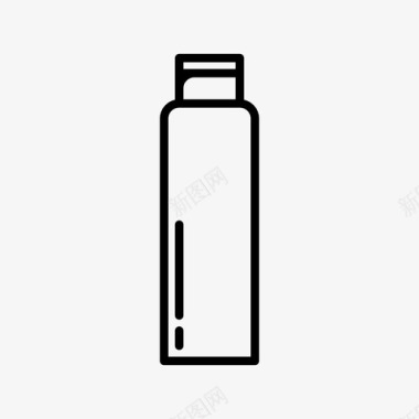 瓶子容器奶油图标图标