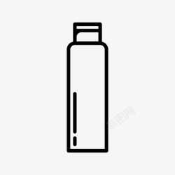 容器造型瓶子容器奶油图标高清图片