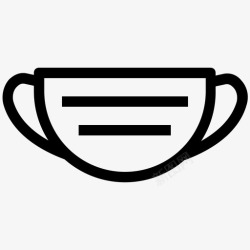 带把手的杯子碗烧杯带把手的碗图标高清图片