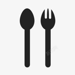 儿童食物爱心餐工具采购产品银器餐具餐厅图标高清图片