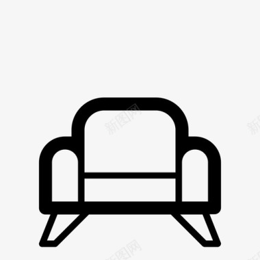 采购产品扶手椅家具客厅图标图标