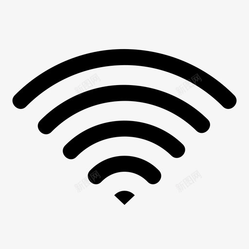 wifi无线互联网无线连接图标svg_新图网 https://ixintu.com wi-fi wifi wifi接收 wifi连接 接收 无线互联网 无线连接 移动ui图标 网络接收