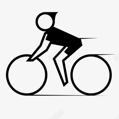 自行车手自行车头盔图标图标