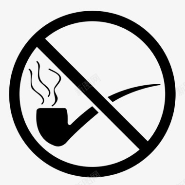 禁止吸烟巫师警告图标图标