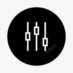 数字均衡器均衡器调整控制图标高清图片