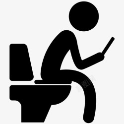私人浴室浴室浏览短信智能手机图标高清图片