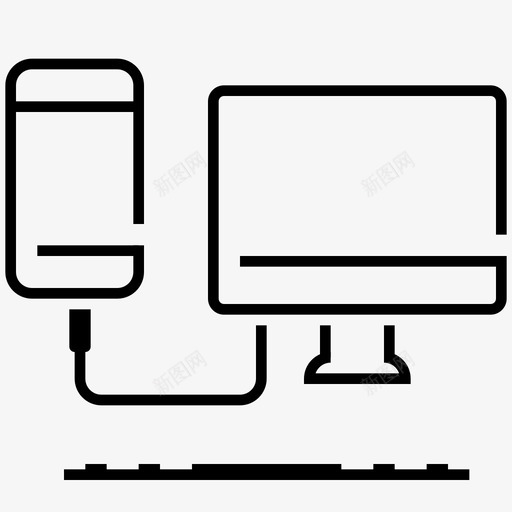 链接使用同步图标svg_新图网 https://ixintu.com exchange internet sma web 人员 使用 同步 界面web工具 网络 设备 通信 链接
