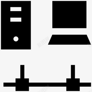网络数据存储数据库连接图标图标