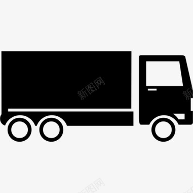 卡车运输科技图标图标