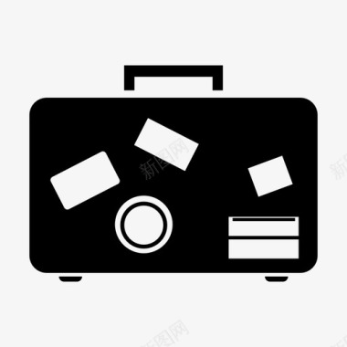 手提箱行李箱旅行图标图标