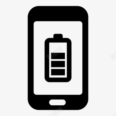智能手机电源手机电池图标图标