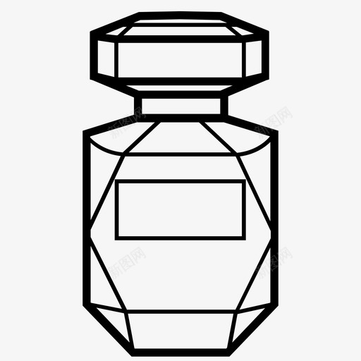 香水伊利萨博香水瓶图标svg_新图网 https://ixintu.com 伊利萨博 香水 香水瓶
