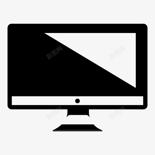 桌面显示器电视屏幕图标svg_新图网 https://ixintu.com mac 屏幕 桌面显示器 桌面显示器桌面屏幕 电子 电视 计算机 设备