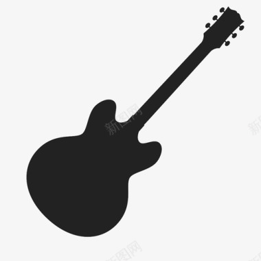 电吉他乐器音乐图标图标