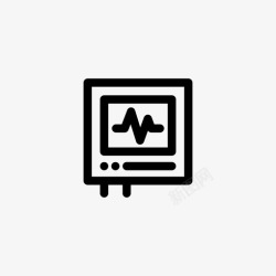 心率显示心脏监护仪心率监护仪心率图标高清图片