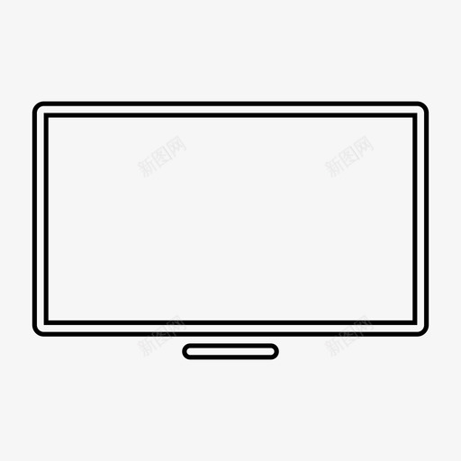 显示器电视支架图标svg_新图网 https://ixintu.com 屏幕 平板 支架 显示器 桌面显示器 电脑屏幕 电脑显示器 电视