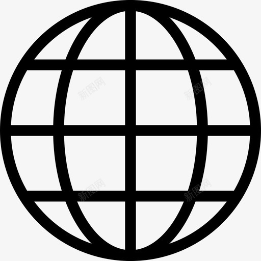 全球地理地图互联网图标svg_新图网 https://ixintu.com 互联网 全球 地理地图 网络