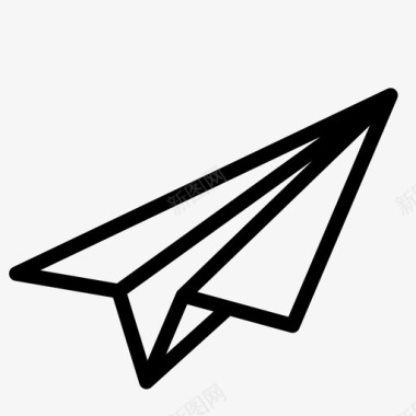纸飞机发送学校图标图标