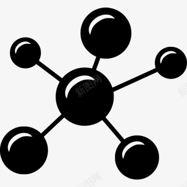 分子结构离子图标图标
