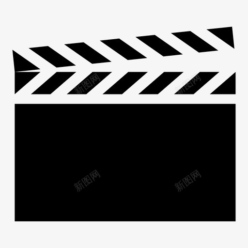 拍板拍摄明星图标svg_新图网 https://ixintu.com 制作 场景 导演 拍摄 拍板 明星 电影快板