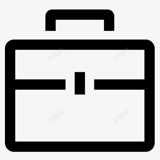 手提箱包布图标svg_新图网 https://ixintu.com 办公室 包 布 手提包 手提箱 把手 旅行 衣服