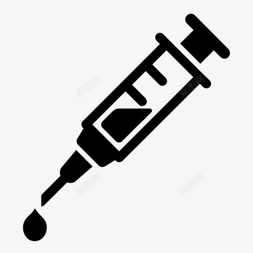 注射器药品健康图标svg_新图网 https://ixintu.com 健康 免疫 医疗 注射 注射器 药品 药物