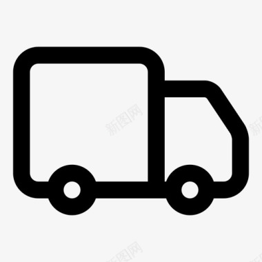 卡车送货车运输车图标图标